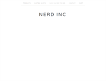 Tablet Screenshot of nerdincshop.com